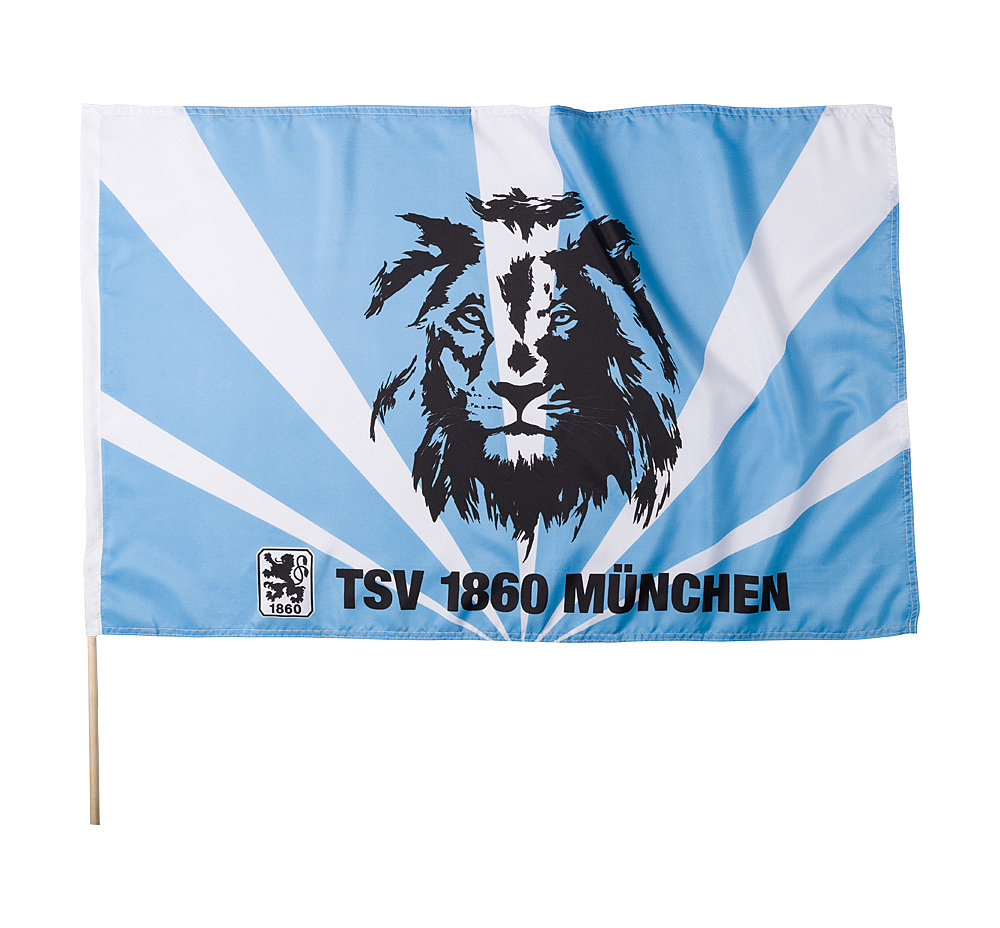 Fahne Die Löwen sind wieder los TSV 1860 München ca.60x40cm Fussball Fanartikel 