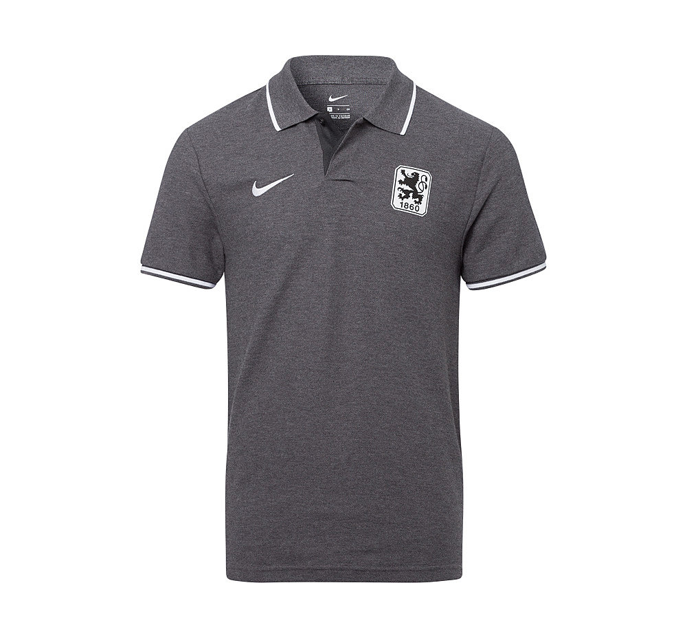Nike poloshirt grau clearance