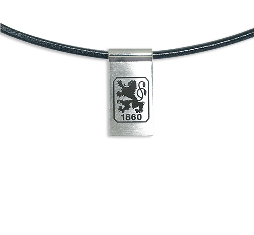Lederkette mit Edelstahlanhnger