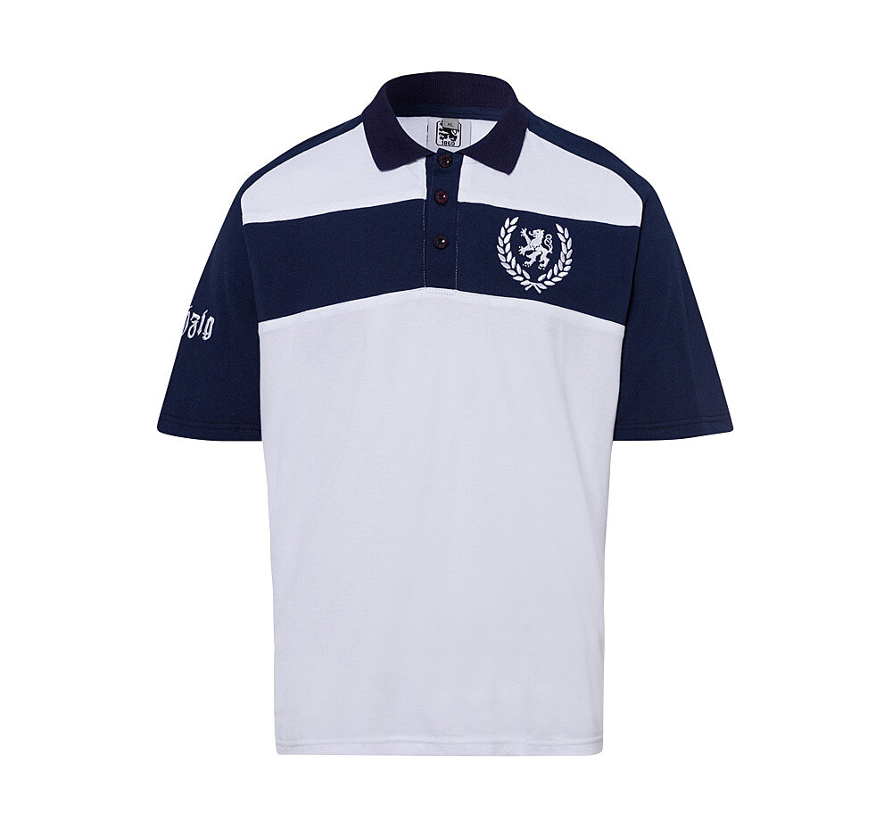 Polo Shirt WeiB Blau