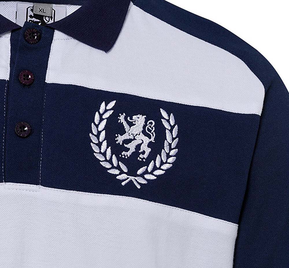 Macron 1860 München Poloshirt blau 1860 Polo Shirt Löwen Fan Jersey Löwen S-3XL 