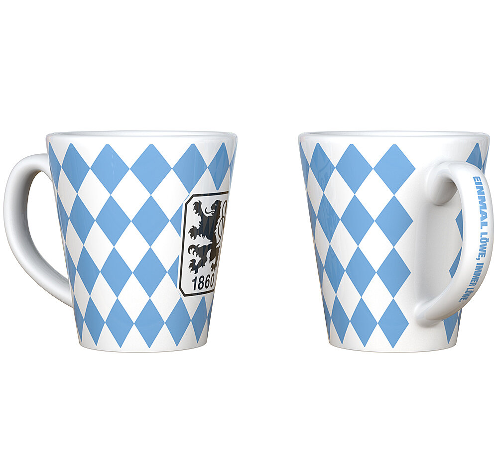 TSV 1860 München Tasse München ist blau + L Kaffeetasse Kaffeebecher Mug 