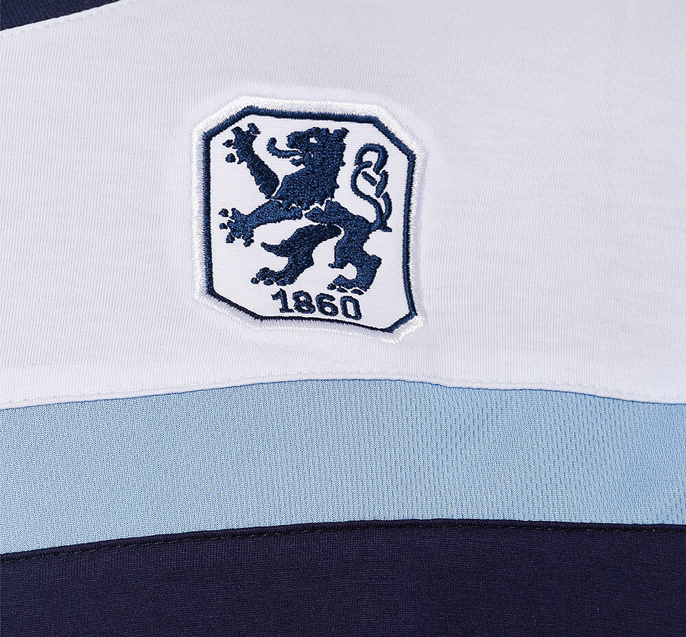 T-Shirt Wei-Blau marine/hellblau/wei Bild 2
