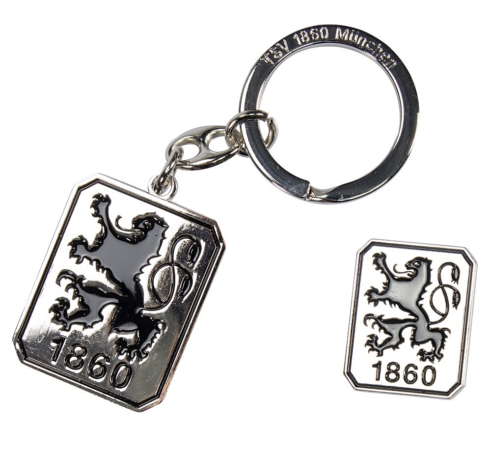 Schlüsselanhänger/Pin Logo Set