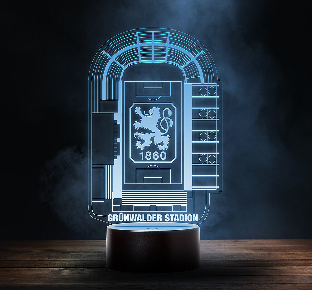 LED-Licht Grnwalder Stadion blau Bild 2