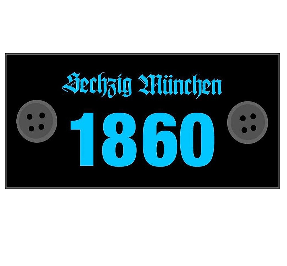 Plakette 1860 Mnchen