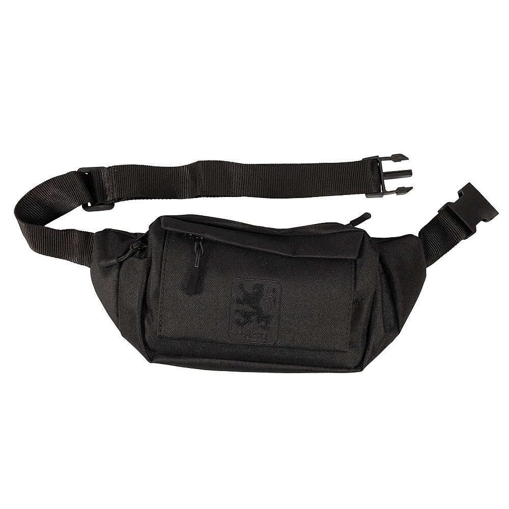Grteltasche Emblem schwarz