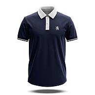 Poloshirt Retro marine