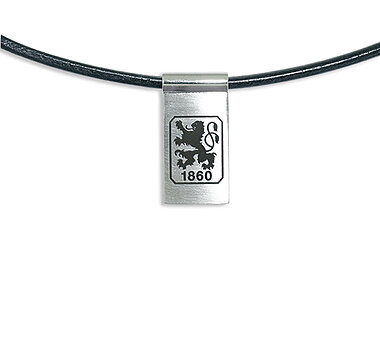 Lederkette mit Edelstahlanhnger