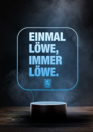 LED-Licht Einmal Lwe.... blau