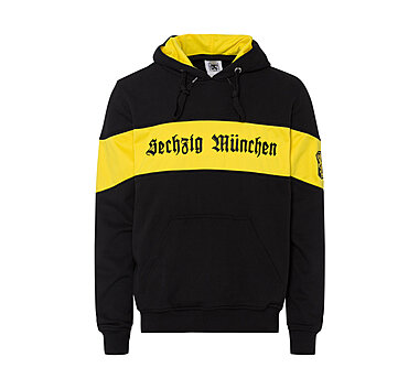 Hoodie Sechzig Mnchen schwarz/gelb