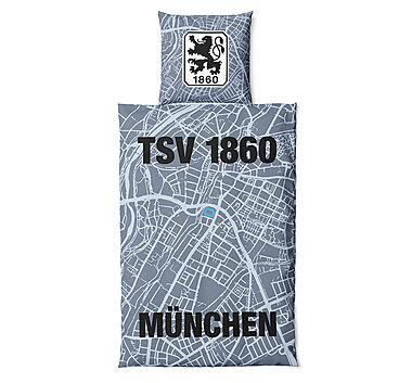 Bettwsche Map grau