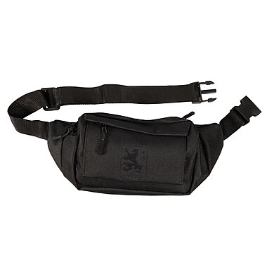 Grteltasche Emblem schwarz